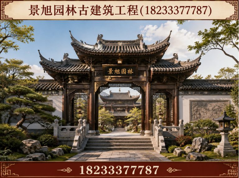 高碑店市保定园林古建展示图